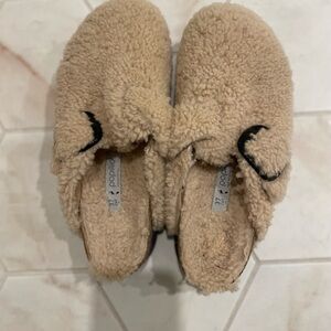 Birkenstock shearling clogs
